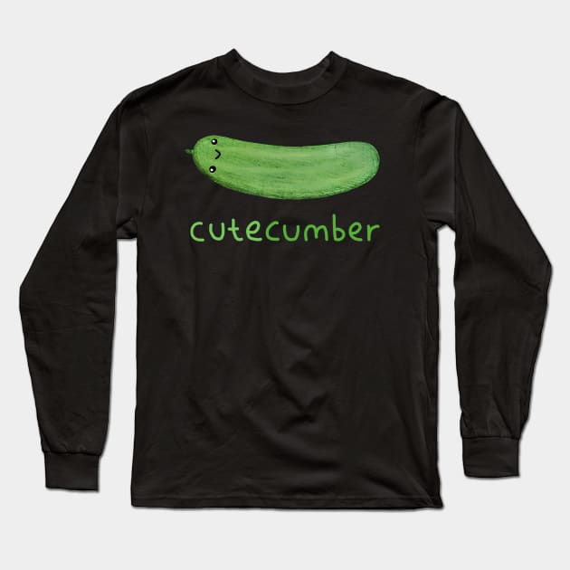 Cutecumber Long Sleeve T-Shirt by Sophie Corrigan